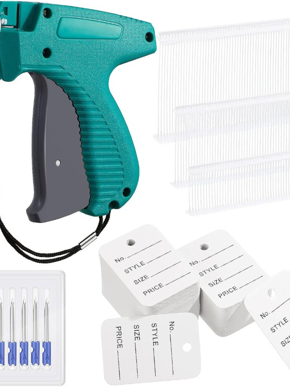 2006 Pcs Clothing Price Tags Gun with Tags Set, Lined
